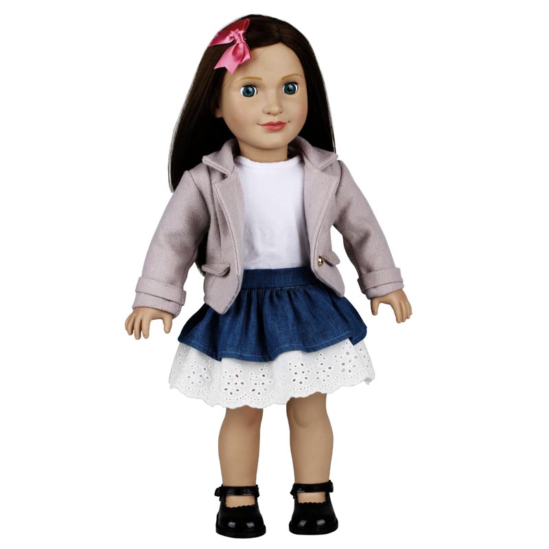 18" Simulation American Girl Doll